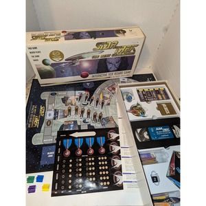 Vintage 1993 Star Trek The Next Generation Interactive VCR Board Game